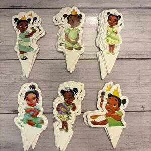 Disney Little Princess Tiana Cupcake Toppers (40 PCS) (SKU: 209MI)